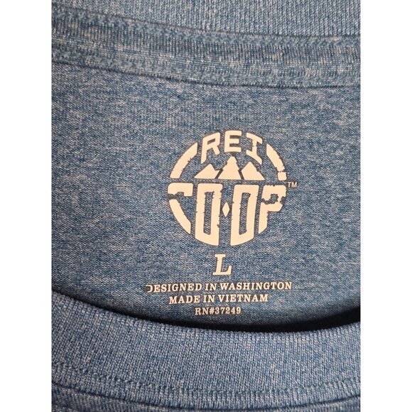 REI Co-Op Ladies Short Sleeve Activewear Top Performance Outdoor Active Sz Large - Picture 4 of 4